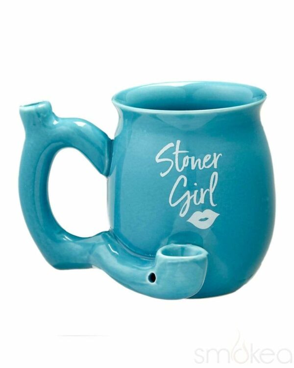 Shop SMOKEA "Stoner Girl" Ceramic Coffee Mug Pipe in australian