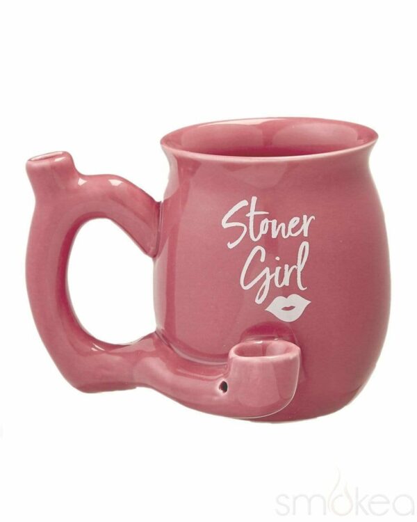Shop SMOKEA "Stoner Girl" Ceramic Coffee Mug Pipe in australian