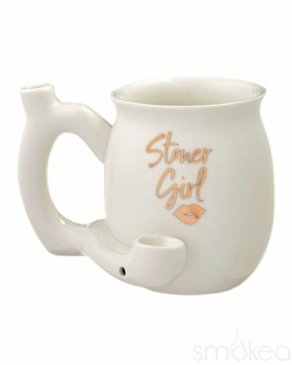Shop SMOKEA "Stoner Girl" Ceramic Coffee Mug Pipe in australian