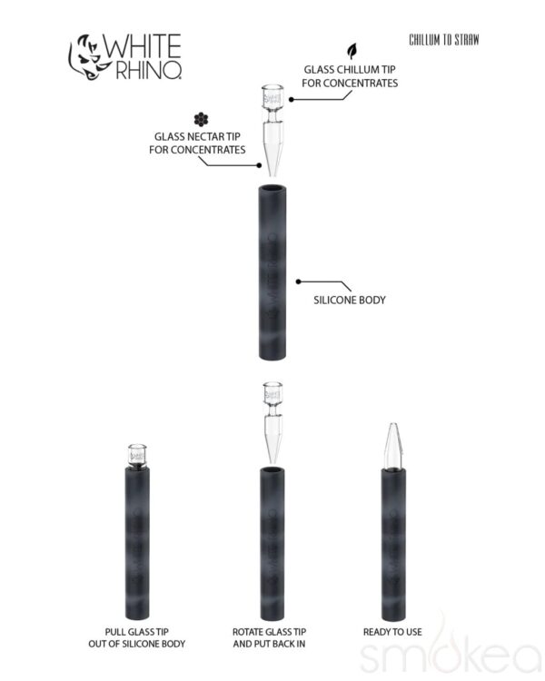 Shop White Rhino Chillum to Straw in australian