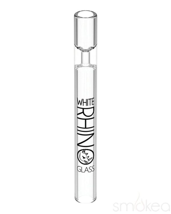 Shop White Rhino Glass Chillum w/ Silicone Cap in australian
