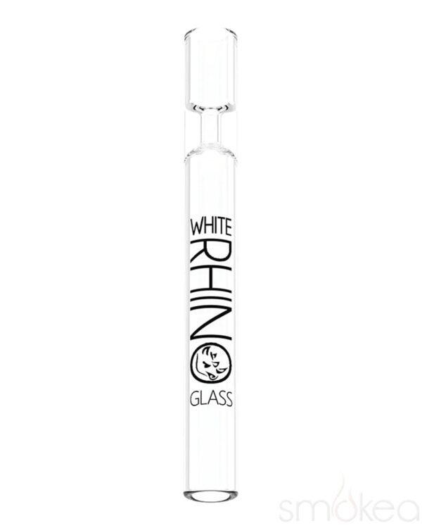 Shop White Rhino Glass Chillum w/ Silicone Cap in australian